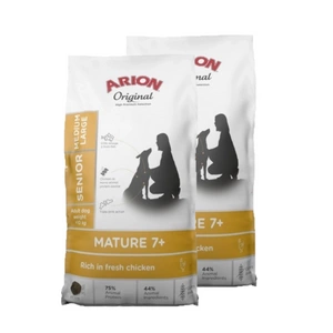 ARION Original Original Mature 7+ Senior Medium & Large Chicken sausas maistas šunims 2x12 kg