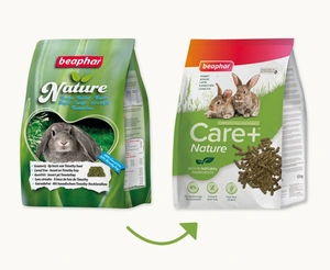 BEAPHAR-Care+ Rabbit 1,5 kg - Super Premium pašaras suaugusiems triušiams