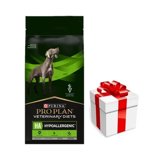 PRO PLAN Veterinary Diets HA hipoalerginis sausas maistas šunims 7kg + Staigmena Šunui