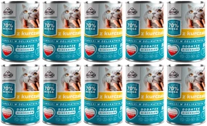 Frendi gabaliukai švelniame vištienos padaže 10x400g katėms