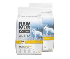 Vet Expert RAW PALEO ULTRA TURKEY ADULT LARGE 2x2KG