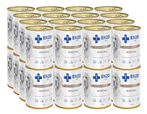 ENZO VET Žarnyno dieta šunims su ėriena 32x400g