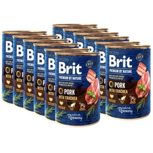 "Brit Premium by Nature" kiauliena su trachėja 12x400g