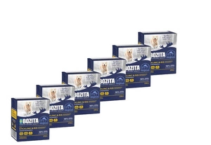 Bozita Dog Naturals :Viščiukas ir ryžiai drebučiuose 6x370g