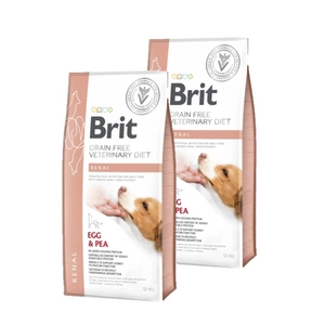 Brit gf veterinary diets dog Renal 2x12kg