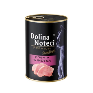 DOLINA NOTECI Premium sterilizuotoms katėms su kalakutiena 400g