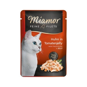 Miamor Feine Filets - drėgnas kačių maistas tunas su pomidorais želė 100g
