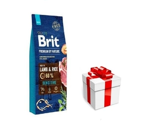 BRIT Premium By Nature Sensitive ėriena 8kg + Staigmena Šunui