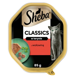 SHEBA® Classics 85g su jautiena - drėgnas paštetas katėms