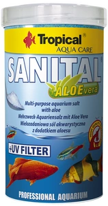 TROPICAL Akvariumų druska Sanital + aloevera 500ml/600g