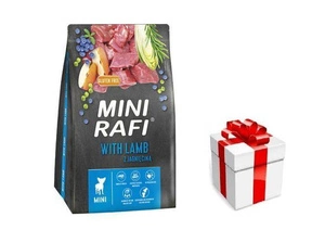 DOLINA NOTECI Rafi Mini sausas ėdalas šunims su ėriena 3kg + STAIGMENA ŠUNU