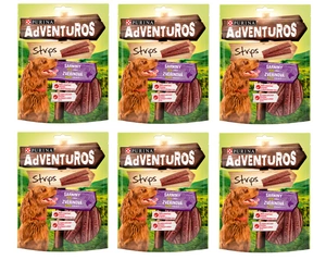 ADVENTUROS Žvėrienos skonio juostelės 6x90g