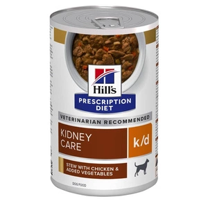 HILL'S PD Prescription Diet Canine k/d vištiena (troškinta) 354g skardinė