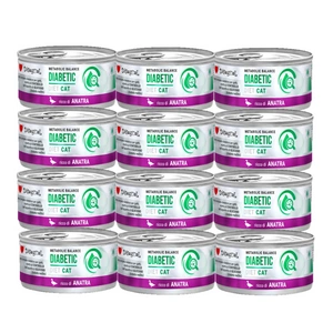 Disugual Veterinary drėgnas kačių maistas DIABETIC Duck (suaugusiems) 12x85g