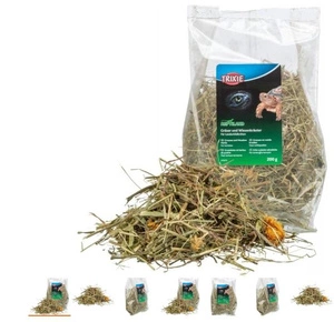 Žolės ir pievų žolelių papildomas maistas vėžliams