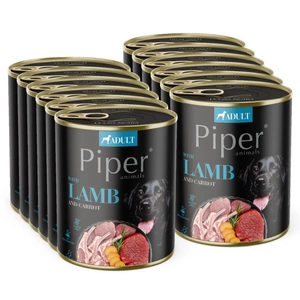 DOLINA NOTECI Piper šunims ėriena su morkomis 12x800g