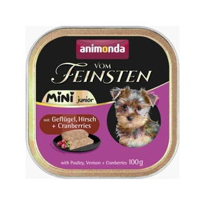 ANIMONDA Vom Feinsten mini junior paukštiena/elniiena 100 g
