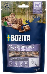 BOZITA Meaty Bites anties ir elnienos skanėstas šunims 70g