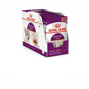 ROYAL CANIN Sensory Taste drėgnas maistas su gabalėliais padaže 12x85g