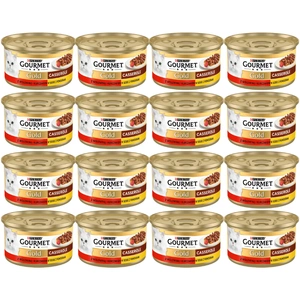 Purina Gourmet Gold su jautiena ir vištiena pomidorų padaže 48x85g
