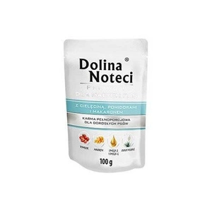 Dolina Noteci PREMIUM mažų veislių šunims su veršienos pomidorais ir makaronais 100 g