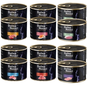 DOLINA NOTECI Premium Sterilised katėms SKONIŲ MIŠINYS 12x185g