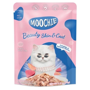 MOOCHIE Beauty Skin&Coat Mince With Tuna 70g graži oda ir kailis