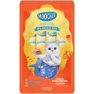 MOOCHIE Fairy Puree Tunas ir Katsuobushi 5×15 g kačių skanėstas