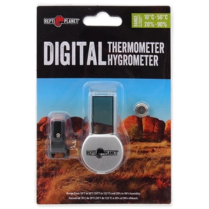 Repti Planet Vidinis termometras su higrometru, su įspėjamuoju signalu apie parametrų pasikeitimus.