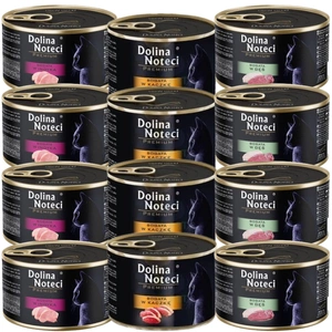 Dolina Noteci Premium katėms, mišrios paukštienos skonio, 12 x 185 g