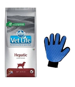 FARMINA Vet Life Dog Hepatic 12kg + nemokama šukavimo pirštinė