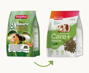 BEAPHAR- Care+ Nature Guinea Pig 1,5kg - Super Premium maistas jūrų kiaulytėms