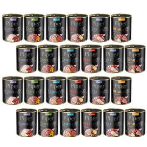 DOLINA NOTECI Piper šunims su elniena ir moliūgais Mišrių skonių 24x800g