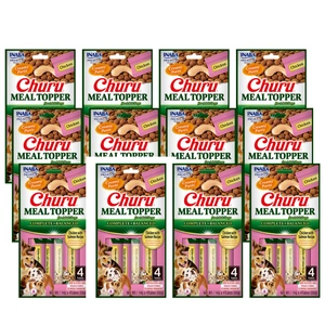 INABA Šunų ėdalo priedas Vištienos su lašiša receptas 12x(4x14g)