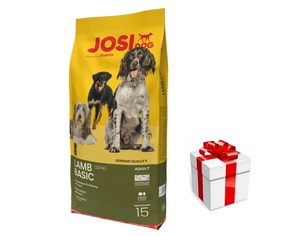JOSERA JosiDog Lamb Basic 15kg + STAIGMENA ŠUNUI
