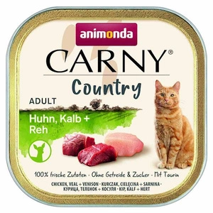 ANIMONDA Carny Country Adult Vištiena, veršiena ir ikrai 100g x32