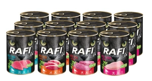 RAFI Cat Adult  skonių mišinys 12x400g