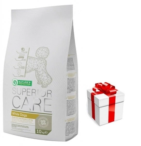 NATURES PROTECTION Superior Care Small Mini White Dogs Adult 10kg + STAIGMENA ŠUNUI