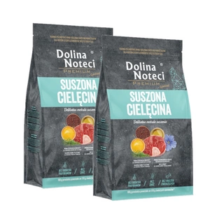 Dolina Noteci Premium sausas ėdalas sterilizuotoms visų veislių katėms veršiena 2x2 kg