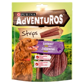 ADVENTUROS Žvėrienos skonio juostelės 90g