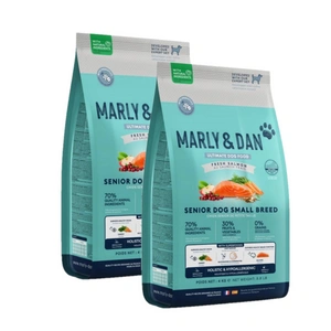 Marly & Dan Senior Dog Small Breed Fresh Salmon Holistic & Hypoallergenic 2x4kg sauso ėdalo