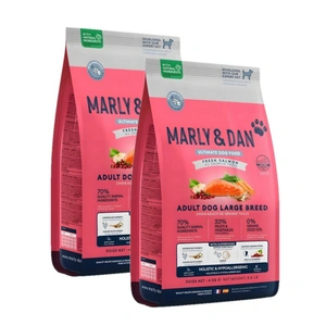 Marly & Dan Adult Dog Large Breed Fresh Salmon Holistic & Hypoallergenic 2x12kg sausas ėdalas