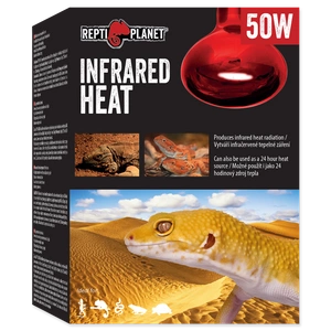 Repti PLANET infraraudonųjų spindulių šilumos terariumo šildymo lemputė 50W
