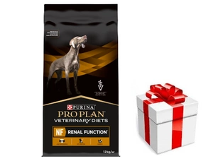 PRO PLAN Veterinary Diets NF Inkstų funkcija Sausas šunų maistas 12kg + STAIGMENA ŠUNUI
