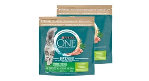 Purina One Indoor Cat suaugusių kačių ėdalas su kalakutiena katėms 2x1,5kg - 3% PIGIAU