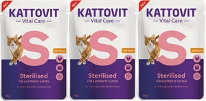 Kattovit Vital Care Sterilised 3x85g
