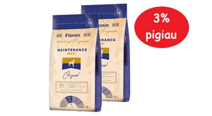 FITMIN Maxi Senior 2x12kg 3% PIGIAU