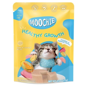 MOOCHIE KITTEN Sveikas augimas Tunas ir vištiena 70 g sveikas augimas