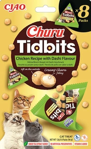 INABA Cat Churu Tidbits - Vištiena su dašio sultiniu 8x12g