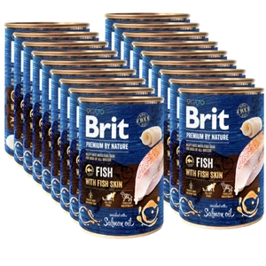 Brit Premium by Nature Žuvis su žuvies oda 18x400g